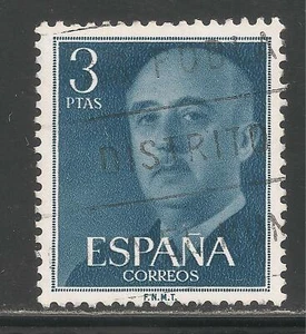 Spain #831 (A221) VF USED - 1954-56 3p General Franco - Picture 1 of 1