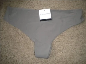 Pantias tanga de nailon Calvin Klein topo corte láser #D3428 nuevas con etiquetas L 7 - Imagen 1 de 1