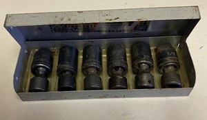 Ludell 3/8" Dr. SAE Universal Impact Socket Set Of 6 With The Box - Picture 1 of 3