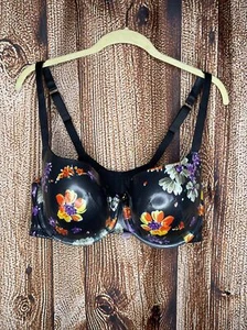 Sujetador Balconette Acolchado Para Mujer Savage X Fenty Flores Nocturnas Talla 42DD NUEVO SIN ETIQUETAS - Imagen 1 de 4