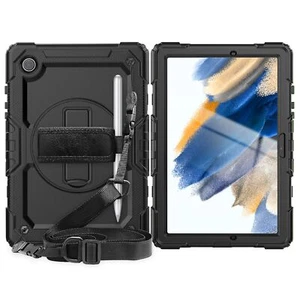 Coque 4 en 1 avec boucle de transport pour Samsung Tab A8 X200 X206 10.5 Outdoor Cover - Photo 1/6