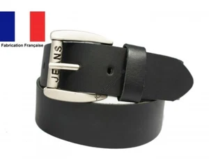 CEINTURE CUIR VACHETTE JEAN S - Picture 1 of 2