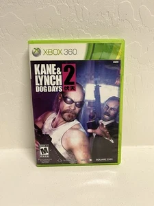 Kane & Lynch 2: Dog Days (Microsoft Xbox 360, 2010) Clean Tested No Manual - Picture 1 of 5