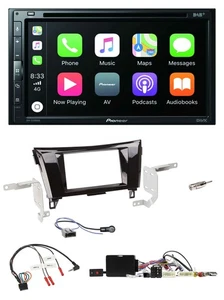 Pioneer DVD 2DIN Lenkrad DAB Bluetooth USB Autoradio für Nissan Qashqai 14-18 X- - Bild 1 von 11