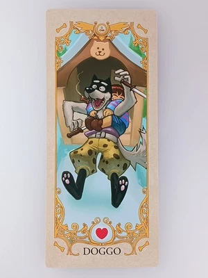 Doggo Tarotkarte - UNDERTALE Tarot Kunstdrucke - aus Japan - Bild 1 von 4
