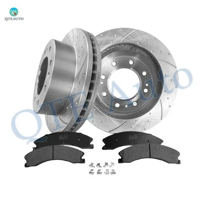 6 rotores de freno perforados F 355-pastilla de freno para Chevrolet Silverado 2500 HD 2011-2015 Foto 1 de 4