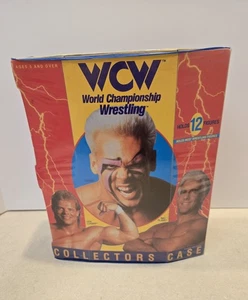 1991 WCW Figurenkoffer mit 8 Figuren Tara Toy Corp Hulk Hogan Ultimate Warrior - Bild 1 von 7
