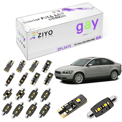 LED Light Bulb for Volvo S40 2004-2006 Interior Light Kit Xenon White Dome Light - Image 1 of 4