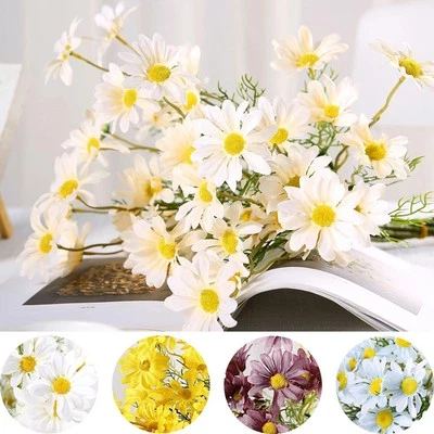 6 Bushes 20" Silk Artificial Daisy Flowers Sprays Wedding Party Home Decorations - Image 1 of 2