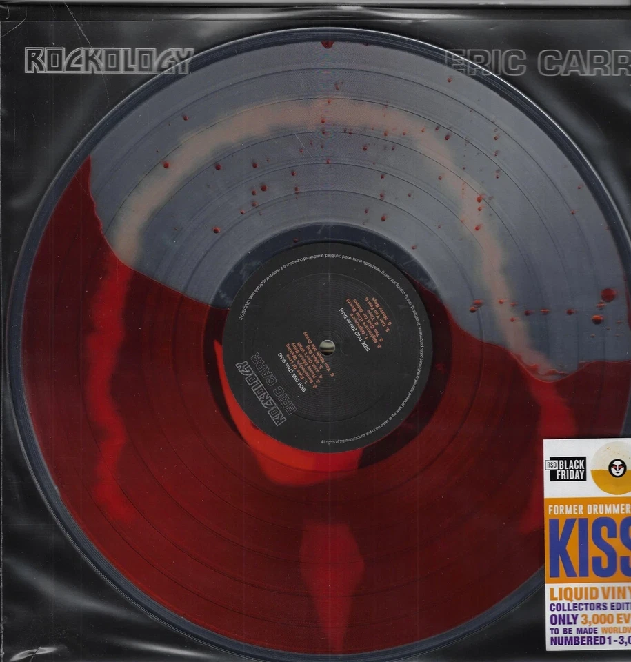 ERIC CARR KISS “ROCKOLOGY” Liquid Numbered VINYL RSD BLACK FRIDAY 2025 Foto 1 de 1