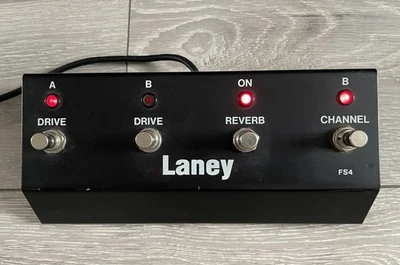 Laney Verstärker Fußschalter FS4 4-Wege E-Gitarre Effektpedal Platine Steuerung - Bild 1 von 4