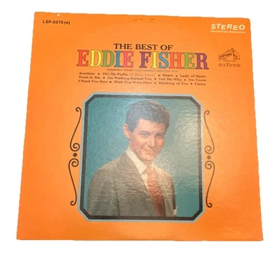 "THE BEST OF EDDIE FISHER"/LP/Hits From The Heyday Of A Singing Idol/Oh My Pa-Pa - Image 1 of 3