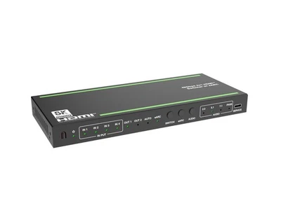 8K60 4x1 Video Switcher with HDMI plus Audio Extraction, CE Control, IR Remote - Image 1 of 4