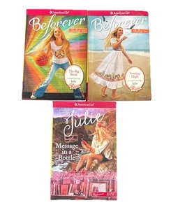 American Girl Beforever Julie 1974 Volume 1, Volume 2 + Julie Mystery (3) Books - Picture 1 of 8