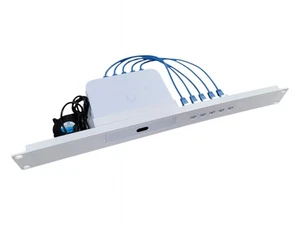 19-inch Rack Mount for Unifi UCG-Ultra and UXG-Max Gateways Cables and Fan Inc - Afbeelding 1 van 8