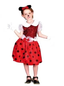 Mouse Girl Fancy Dress Costume Age 7-9 - Picture 1 of 4