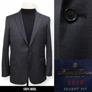 BROOKS BROTHERS 1818 mens gray REGENT FIT sport coat suit jacket blazer NWT 38 R - Picture 1 of 21