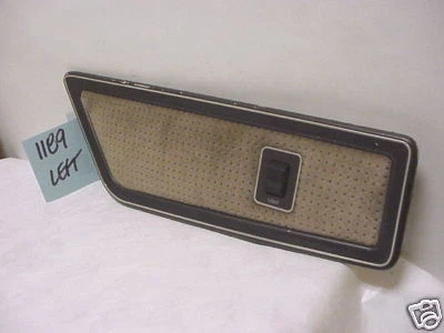 ALMOHADILLA LATERAL TRASERA INTERIOR LINCOLN MARK VII LSC driver con interruptor terciopelo bronceado Foto 1 de 4