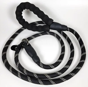 5 ft Dog Leash - Padded Handle - Reflective Thread - Slip Lead - MD to LG Dogs - Picture 1 of 4
