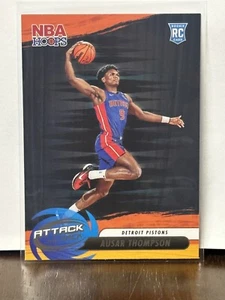2023-24 NBA Hoops Ausar Thompson Attack The Rack RC #3 Detroit Pistons - Picture 1 of 2