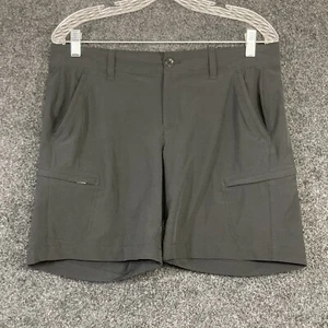 Eddie Bauer Flexion Amphib Womens Black Hiking Outdoor Shorts Size 8 - Picture 1 of 11