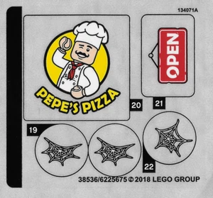 NEW LEGO - Sticker - Super Heroes - The Sanctum Sanctorum - SHEET 2 - Set 76108 - Picture 1 of 1