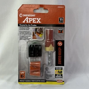 Crescent Apex Impact Driver Bit Set 11pc eSHOCK-GUARD upto 1000v CAEBH2CK-4 - Picture 1 of 6