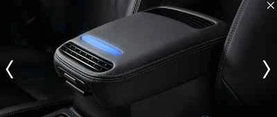 REPOSABRAZOS PURIFICADOR DE AIRE LED NEGRO BEIGE GENUINO PHILIPS PARA HONDA CRV RM 2012-2016 Foto 1 de 4