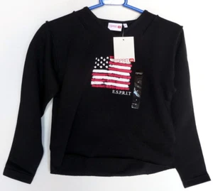 Esprit Girls Long Sleeve Top, Light Sweatshirt, Small, S, Age 10/11 Years Navy - Picture 1 of 5