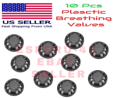10 pcs Air Breathing Filter Accessories Face Cover Mouth Valves Activated Carbon - Image 1 of 4