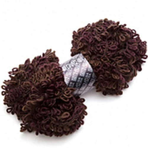 Filatura Di Crosa Asoletta Super Bulky Boucle Yarn #15 Mahogany Brown Knit - Image 1 of 1
