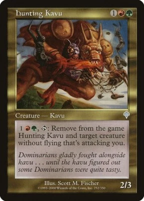 MTG Invasion --- HUNTING KAVU --- Uncommon! NM! Magic the Gathering! - Image 1 of 3