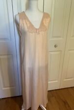 Dreamy Handmade 1940s Antique Peach Nightgown  Size 6/8