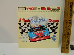 Calcomanía adhesiva estática reutilizable Richard Petty 7 Time Champ - Imagen 1 de 2