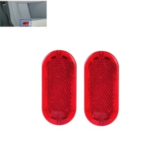 2x rojo Panel puerta Luz alerta Reflector 6Q0947419 para VW Beetle Caddy Touran - Imagen 1 de 6