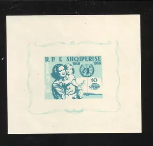 Albania #552a MNH 1959 Universal Declaration of Human Rights Souvenir Sheet - Picture 1 of 1