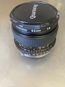 Quantaray 1:2.8 f=28mm MC No. 885092 52mm 1A Camera Lens Made In Japan. W/Case - Picture 1 of 8