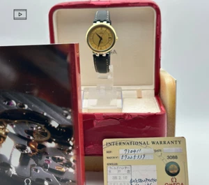 OMEGA Near Mint  De Ville Prestige Automatic 18K Gold Steel Watch 7304.11 Swiss - Picture 1 of 22