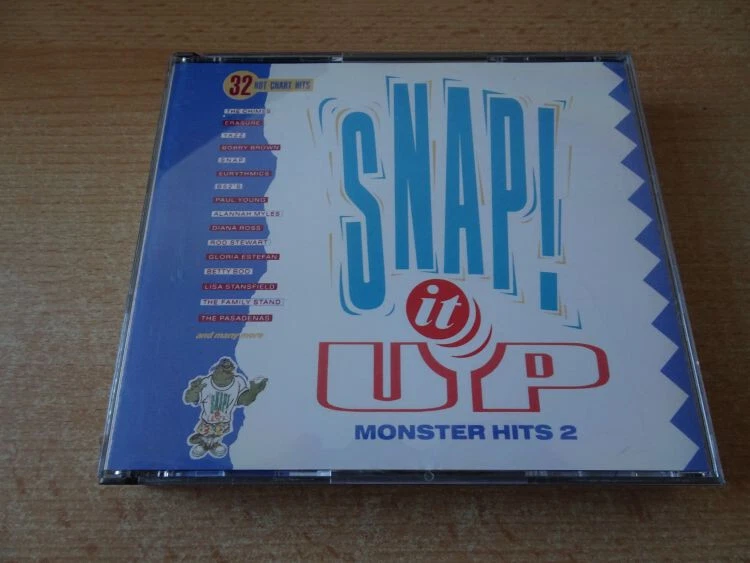 Doppel CD Snap it up Monster Hits 2 Erasure Yazz Betty Boo Eurythmics Diana Ross - Bild 1 von 1