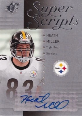 2009 SPx Super Scripts Autographs #SHM Heath Miller - Image 1 of 2