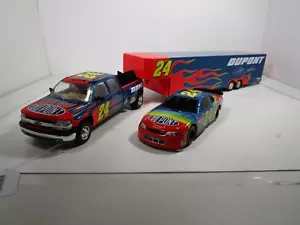 BROOKFIELD 1/24 BY ACTION JEFF GORDON #24 DUPONT 2005 CHEVY HAULER SET HTF - Picture 1 of 12