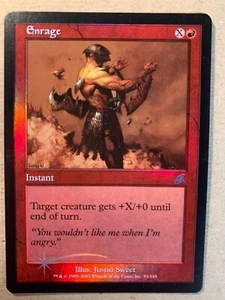 MTG  FOIL Enrage Scourge Legacy Magic the Gathering - Imagen 1 de 1