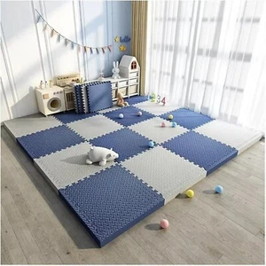 Kids Play Mat EVA Foam Kid Crawling 8PCS Interlocking Carpet 30x30 - Picture 1 of 28