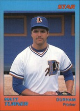 1989 Durham Bulls I Star #24 Matt Turner