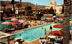Vintage Postcard Pool At Camelback Inn Hotel Near Phoenix AZ Retro  - Picture 1 of 4