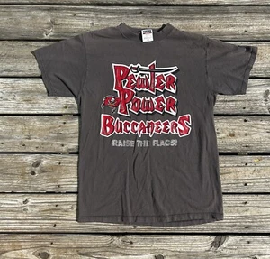Tultex Tampa Bay Buccaneers Pewter Power Vintage 90s Shirt Herren Gr. L - Bild 1 von 4