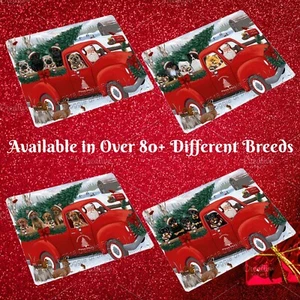 Christmas Santa Express Delivery Red Truck Refrigerator Magnets, Dogs, Cats, Pet - Picture 1 of 98