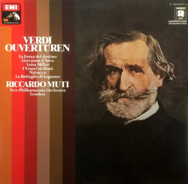 Verdi (Muti) Ouvertüren QUADRAPHONIC NEAR MINT Emi Vinyl LP - Bild 1 von 1
