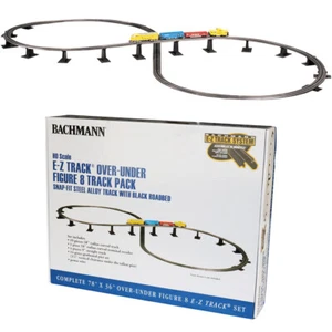 Bachmann 44475 EZ Track Over-Under Figure 8 Track Pack HO Scale - Picture 1 of 1