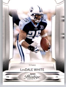 2009 Prestige LenDale White NFL PWE Base Card Titans #95 - Picture 1 of 2